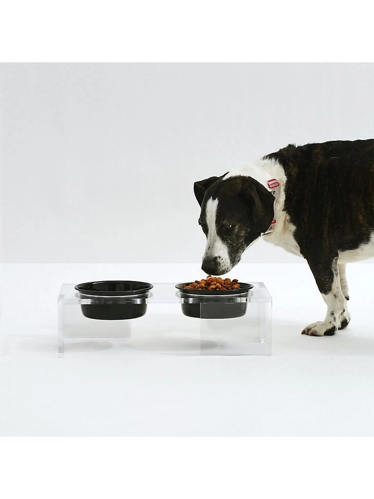 商品Hiddin|Clear Panel Double Pet Bowl Feeder,价格¥1040,第2张图片详细描述