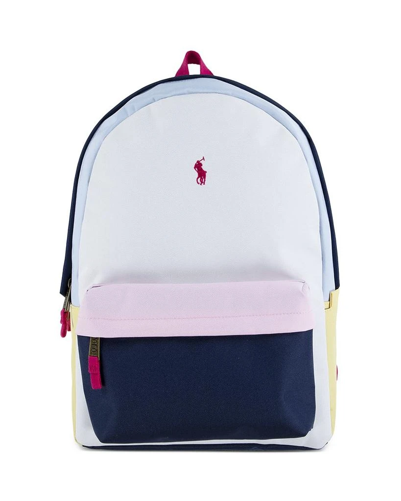 商品Ralph Lauren|Polo Kids Colorblocked Backpack,价格¥490,第1张图片