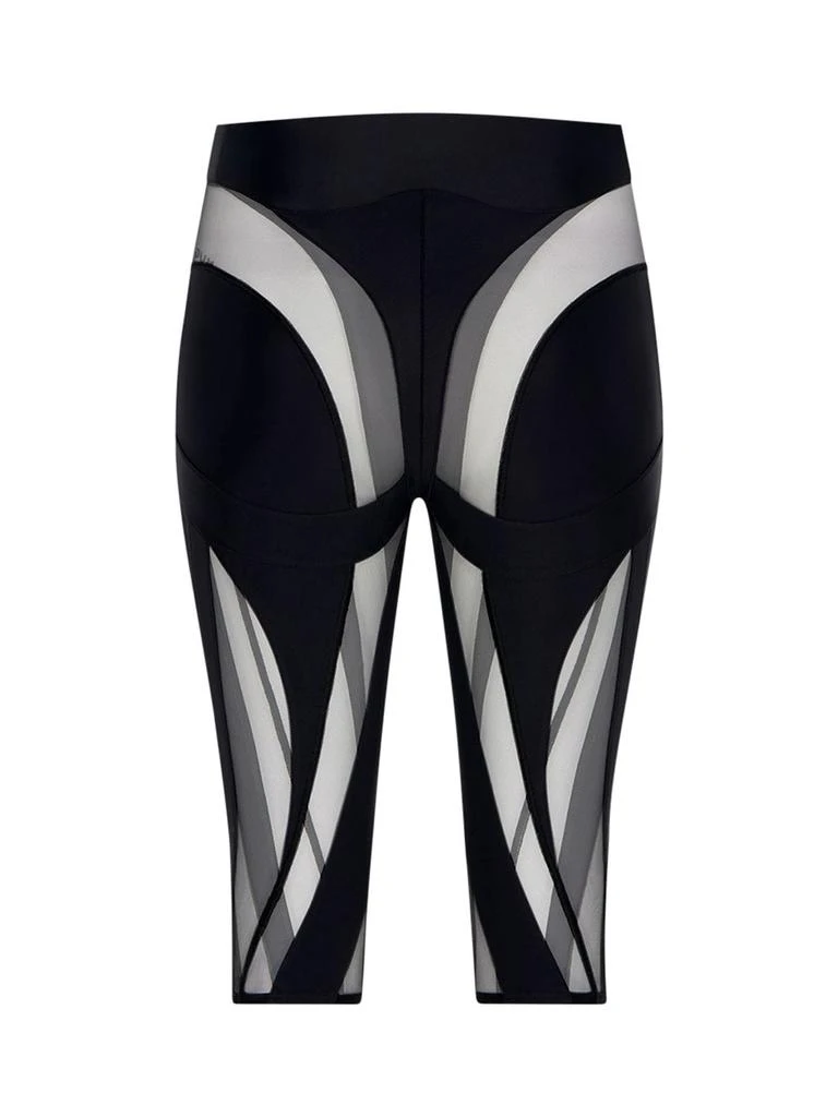 商品Mugler|Eco Sport Spiral Mesh Bike Shorts,价格¥5280,第4张图片详细描述