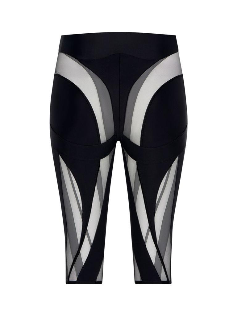 商品Mugler|Eco Sport Spiral Mesh Bike Shorts,价格¥5167,第4张图片详细描述