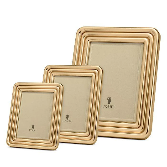 商品L'Objet|Concorde Gold Frame, 5" x 7",价格¥2426,第2张图片详细描述