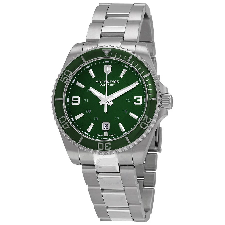 商品Victorinox|Maverick Quartz Green Dial Men's Watch 241934,价格¥3352,第1张图片