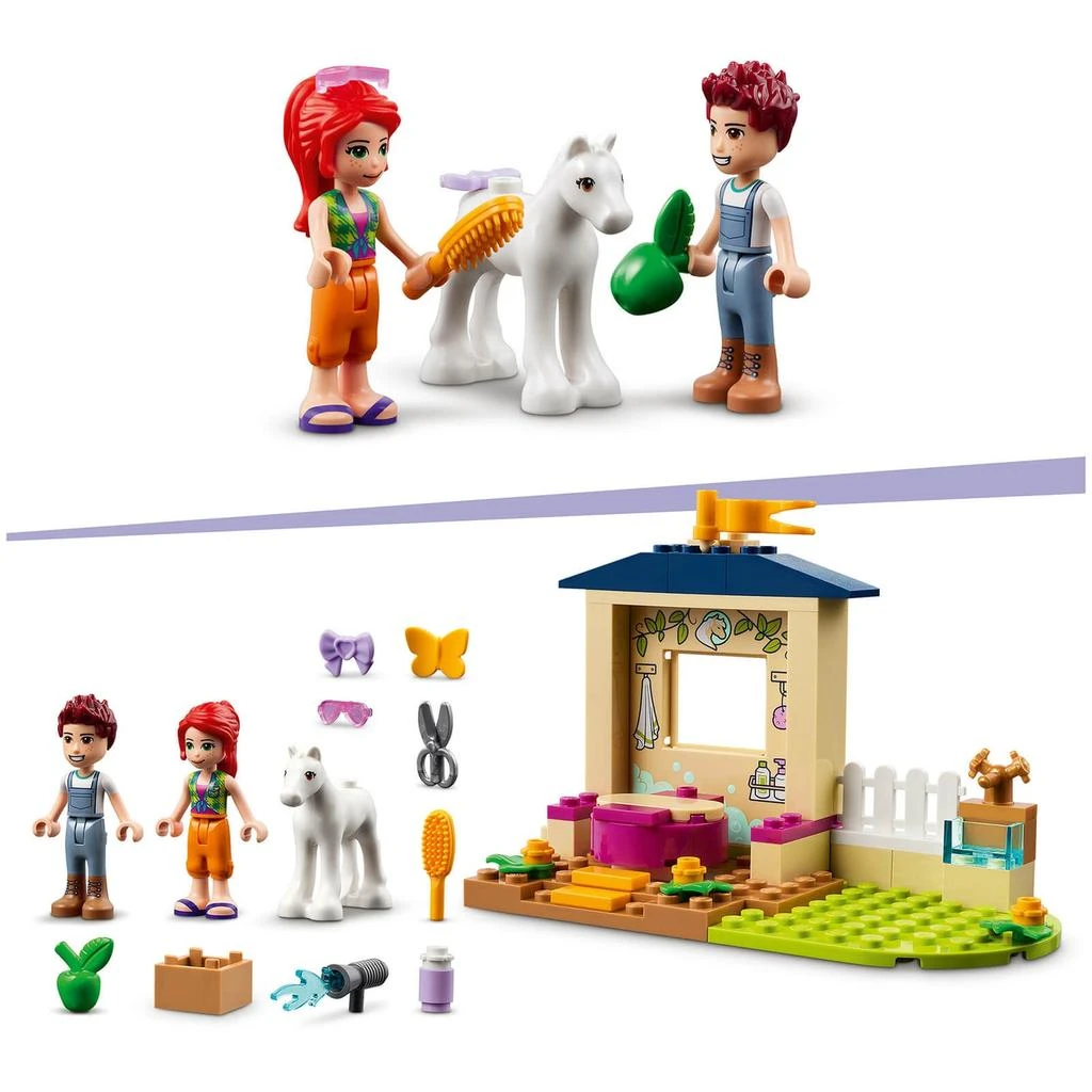 商品LEGO|LEGO Friends: Pony-Washing Stable Horse Toy 4+ Set (41696),价格¥110,第4张图片详细描述