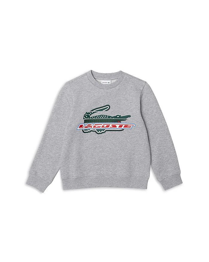 商品Lacoste|Unisex Kids' Lacoste Organic Cotton Fleece Sweatshirt - Little Kid, Big Kid,价格¥599,第1张图片