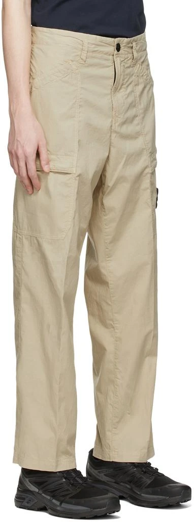 商品Stone Island|Beige Cotton Cargo Pants,价格¥1907,第2张图片详细描述