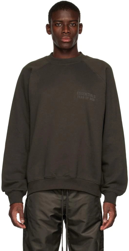 商品Essentials|Gray Crewneck Sweatshirt,价格¥543,第1张图片