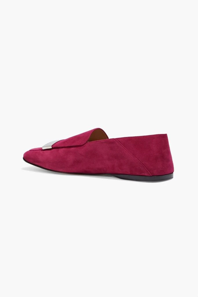 商品Sergio Rossi|sr1 suede collapsible-heel loafers,价格¥1648,第3张图片详细描述