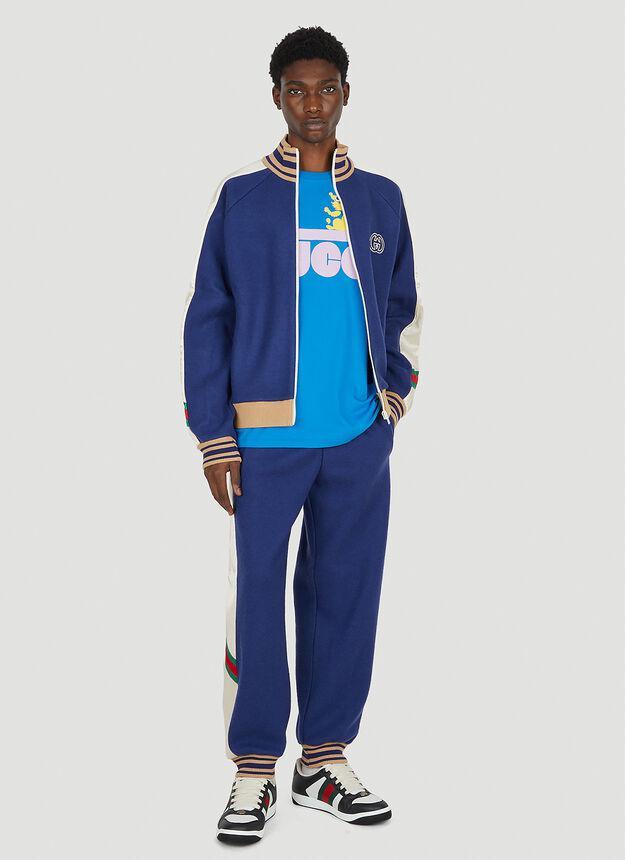 商品Gucci|Retro Skunk T-Shirt in Blue,价格¥4033,第4张图片详细描述