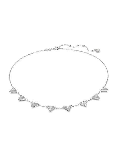 商品Swarovski|Ortyx Rhodium-Plated & Crystal Necklace,价格¥1455,第1张图片