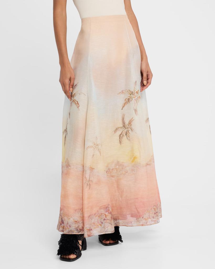 【Zimmermann】LIGHTBURST MAXI SKIRT フローラル マキシ Zimmermann Lightburst Maxi Skirt | italist