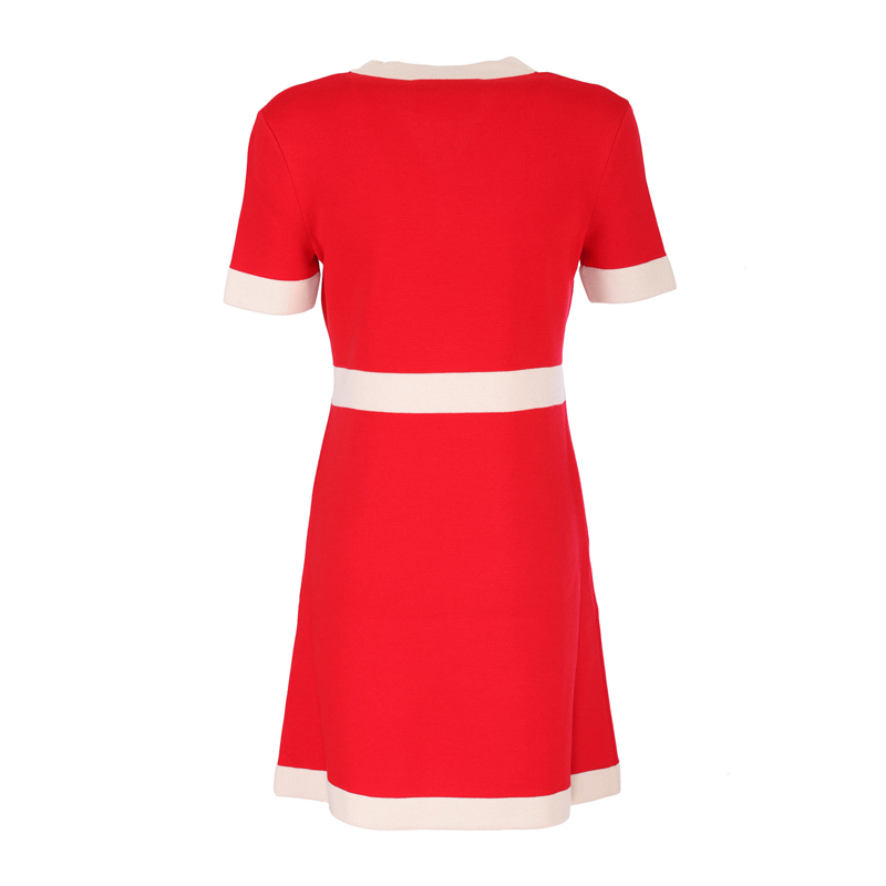GUCCI 红色女士连衣裙 606017-XKA4A-6367商品第4张图片规格展示