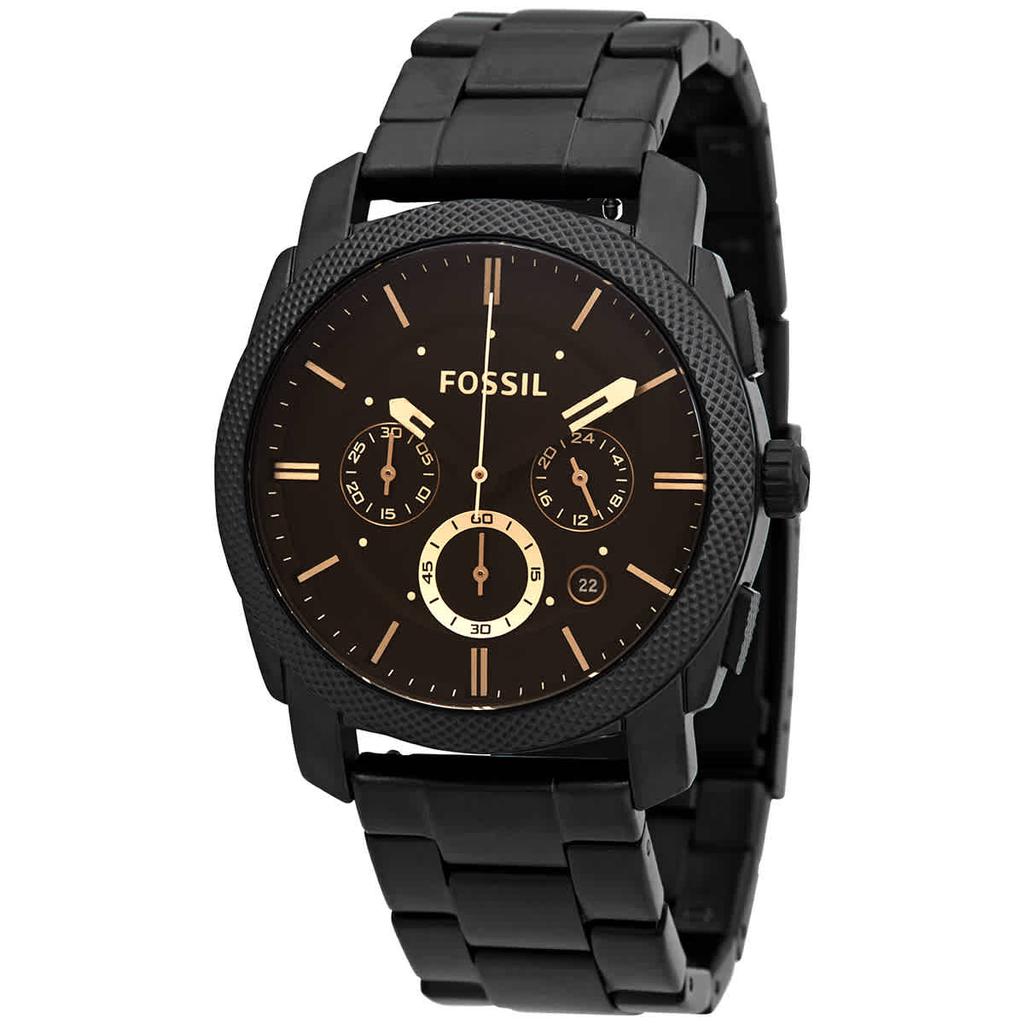 Fossil Machine Chronograph Quartz Dark Brown Mens Watch FS4682IE商品第1张图片规格展示