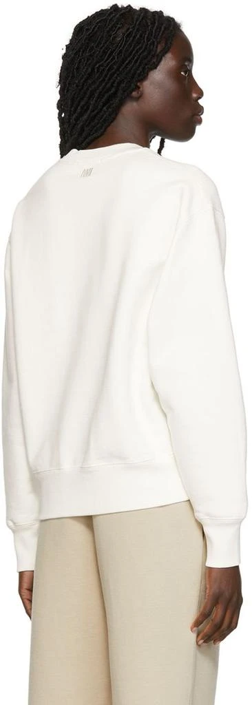 商品AMI|SSENSE Exclusive White Ami De Cœur Sweatshirt,价格¥1077,第3张图片详细描述
