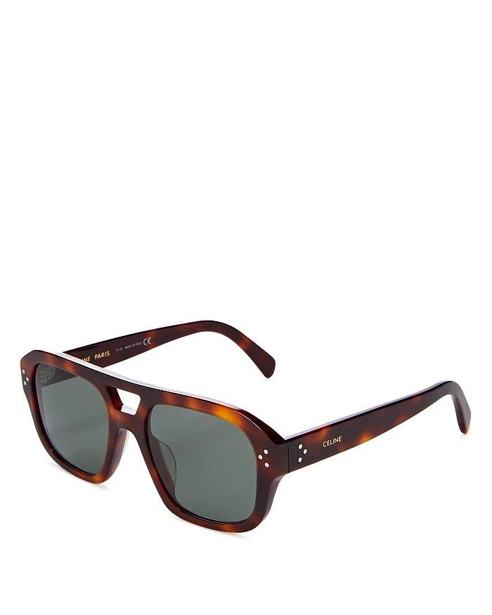 商品Celine|Men's Brow Bar Square Sunglasses, 55mm,价格¥3127,第1张图片