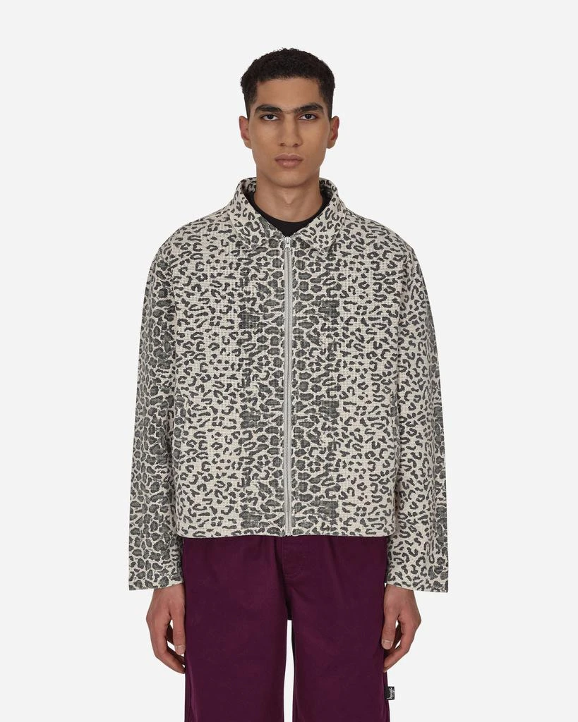 商品STUSSY|Leopard Mesh Zip Jacket Multicolor,价格¥1297,第1张图片