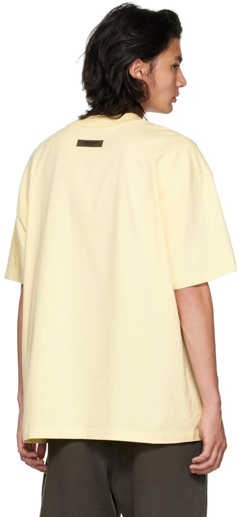 商品Essentials|Yellow Flocked T-Shirt,价格¥213,第3张图片详细描述