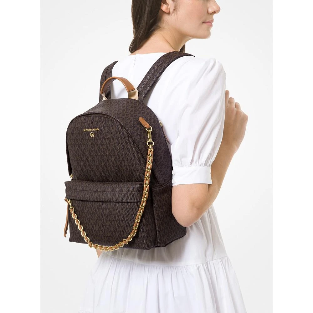商品Michael Kors|Logo Slater Medium Backpack,价格¥2819,第2张图片详细描述