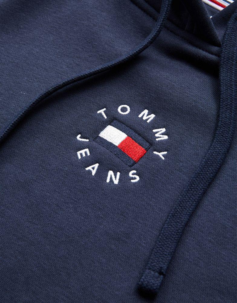 Tommy Jeans flag logo hoodie in navy商品第3张图片规格展示
