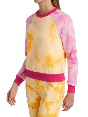 商品Warm|Two-Tone Tie Dye Crew Sweatshirt,价格¥249,第3张图片详细描述