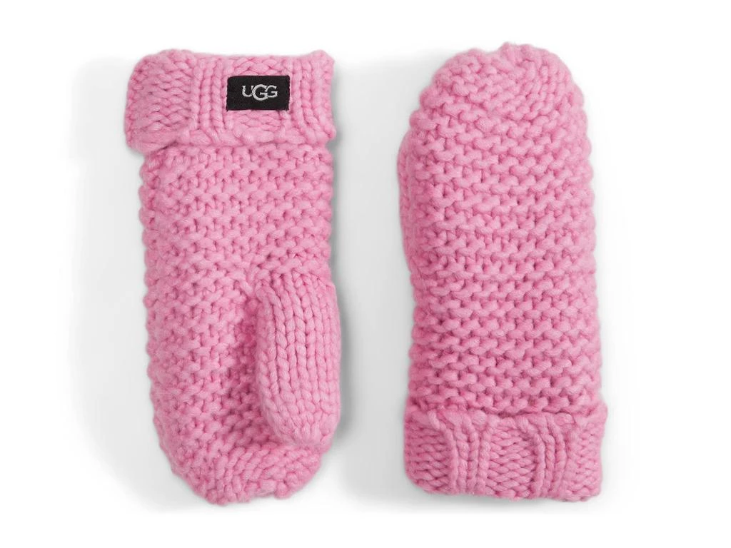 商品UGG|Knit Hat with Faux Fur Pom and Knit Mittens Set (Toddler/Little Kids),价格¥711,第3张图片详细描述