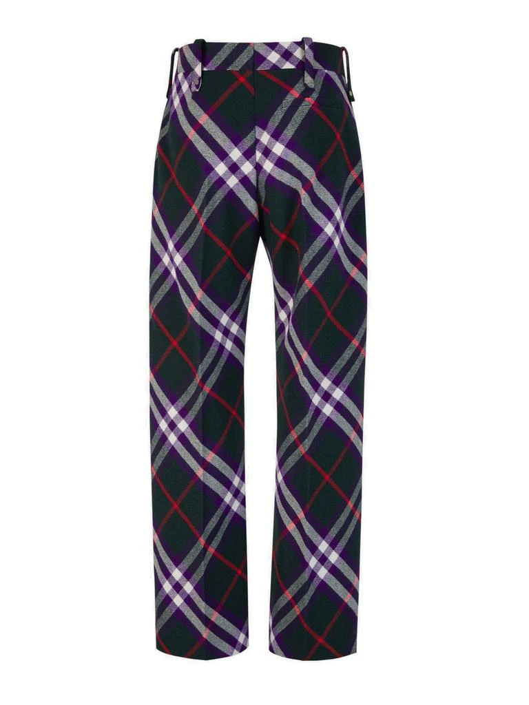 商品Burberry|Burberry Plaid-Check Straight-Leg Trousers,价格¥9696,第2张图片详细描述