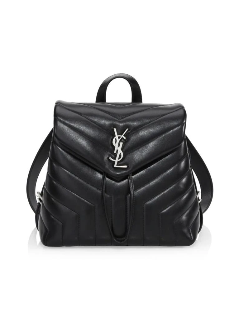 商品Yves Saint Laurent|Saint Laurent - Loulou Matelassé Leather Backpack,价格¥12665,第1张图片