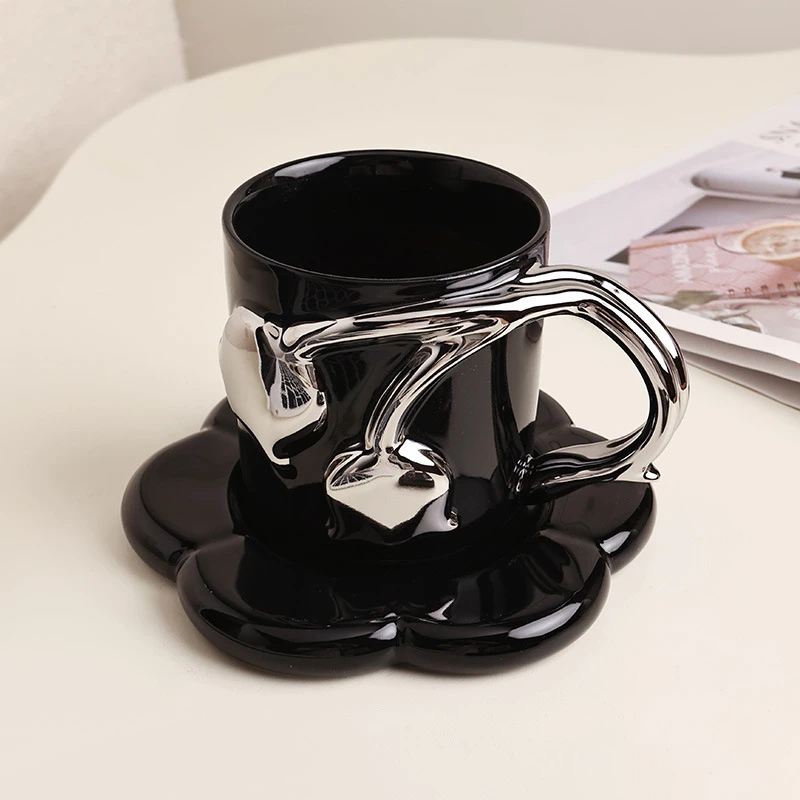 韩风ins陶瓷铃兰马克杯陶瓷工艺品水杯子高颜值小众咖啡杯 商品