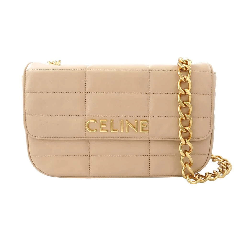 商品Celine|Chain Shoulder Bag In Quilted Goatskin,价格¥19664,第1张图片