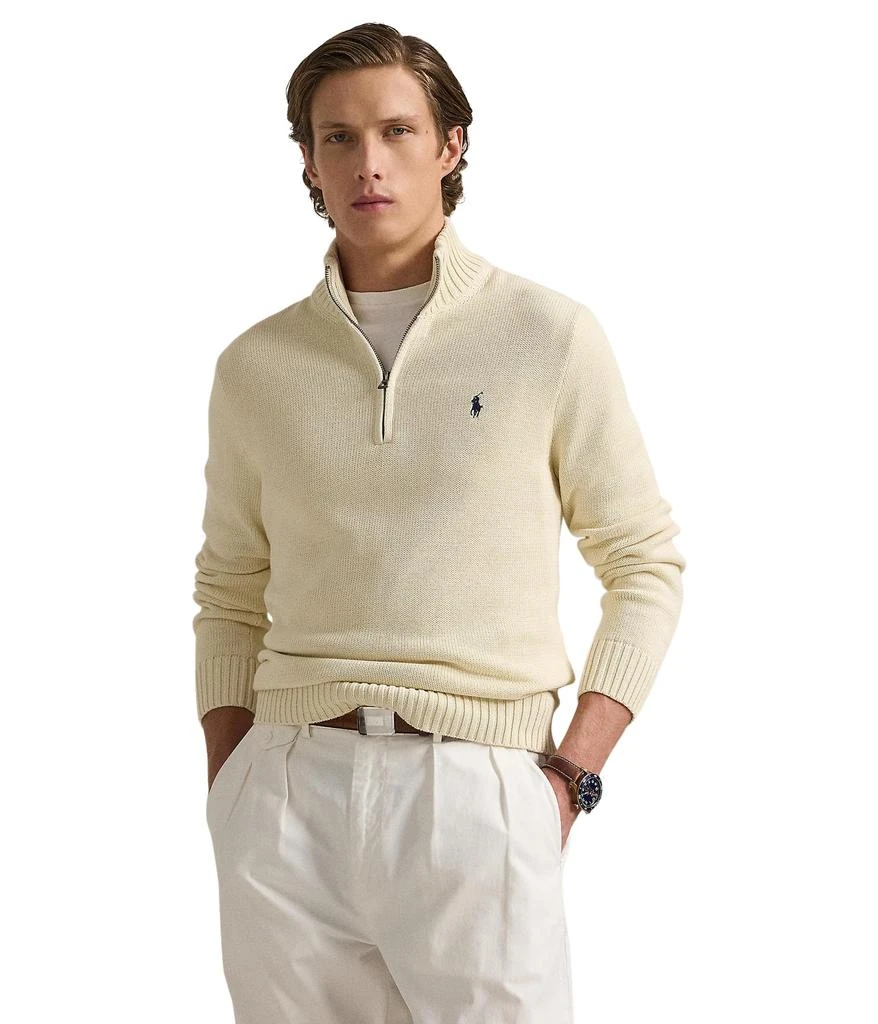 商品Ralph Lauren|Cotton 1/4 Zip Sweater,价格¥1127,第1张图片