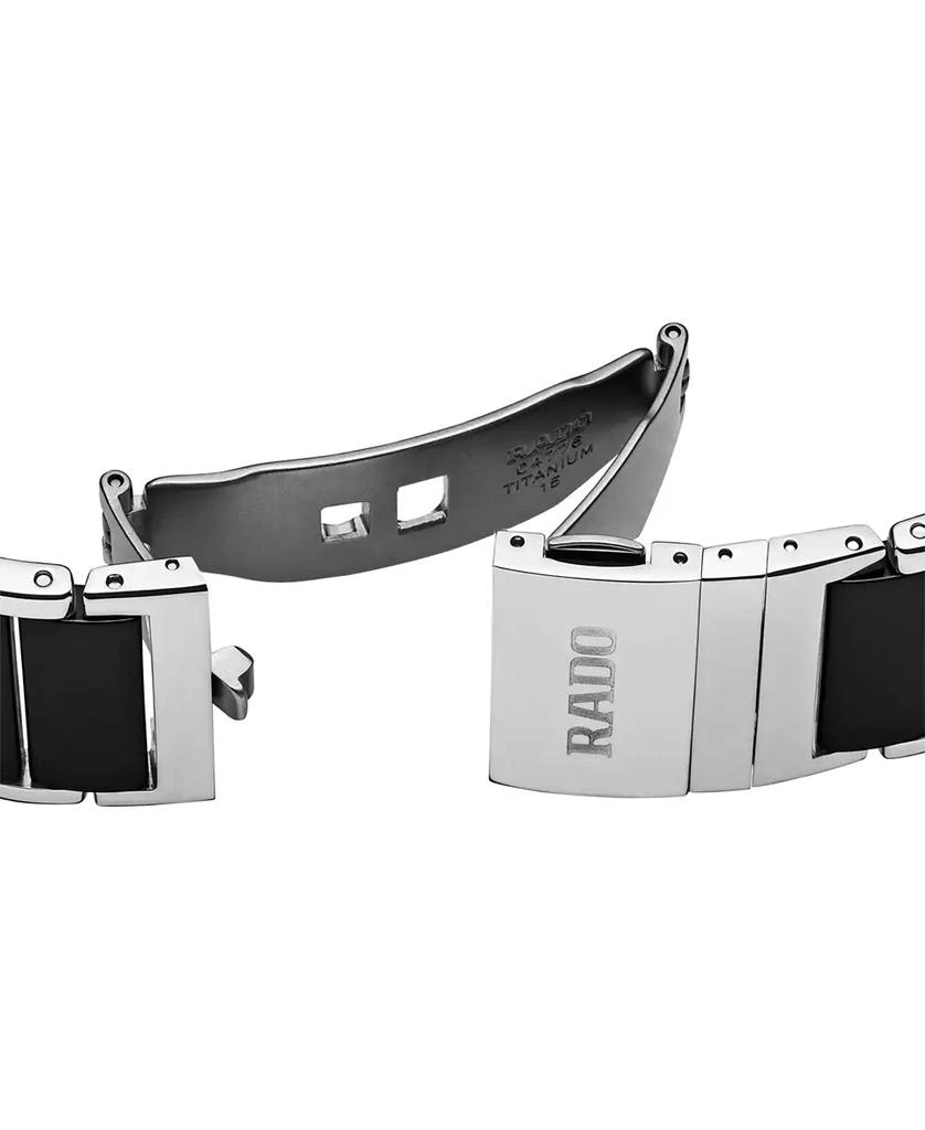 Unisex Swiss Integral Diamond Accent Black Ceramic and Stainless Steel Bracelet Watch 31mm R20206712 商品