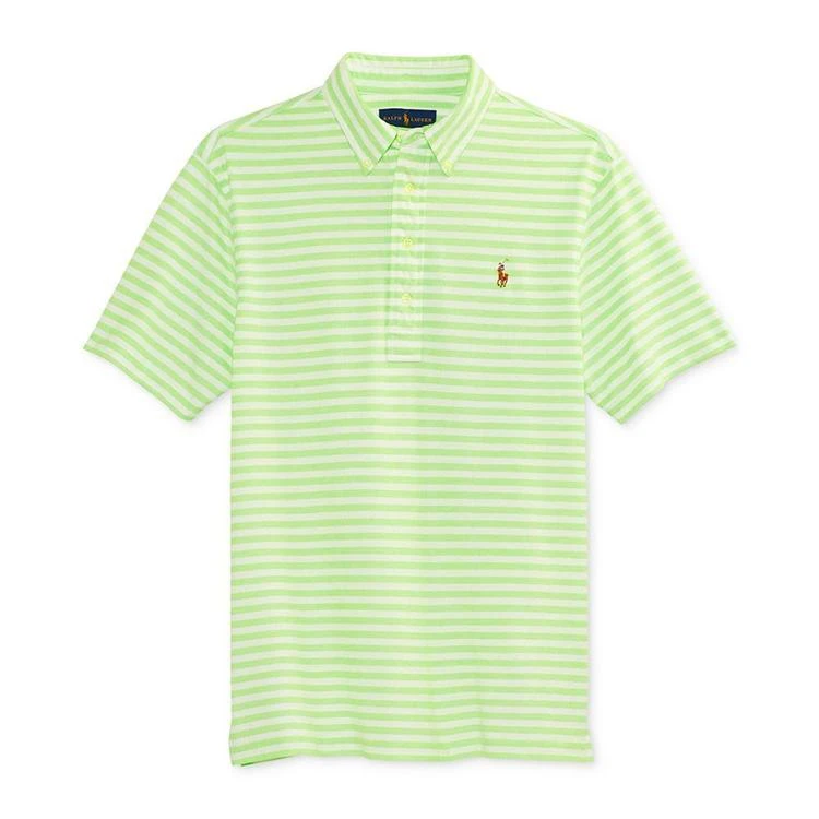 商品Ralph Lauren|Men's Big & Tall Hampton Striped Polo,价格¥301,第5张图片详细描述