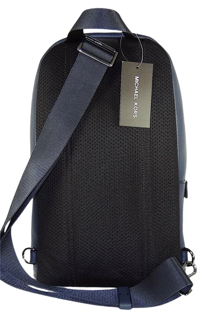 商品Michael Kors|Men's Unisex Cooer ebbled Leather Commuter Slingack Backack,价格¥1627,第3张图片详细描述