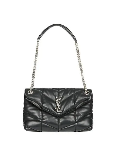 商品Yves Saint Laurent|Small Puffer Leather Crossbody Bag,价格¥23869,第3张图片详细描述