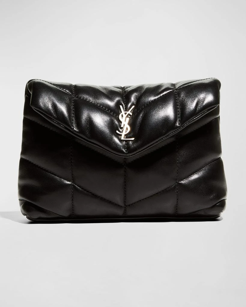 商品Yves Saint Laurent|Lou Puffer YSL Pouch in Quilted Leather,价格¥7710,第1张图片