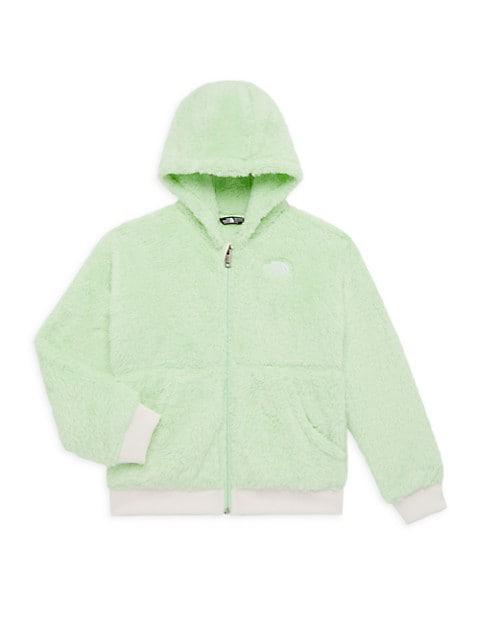 Little Girl's Suave Bear Zip-Up Hoodie商品第1张图片规格展示