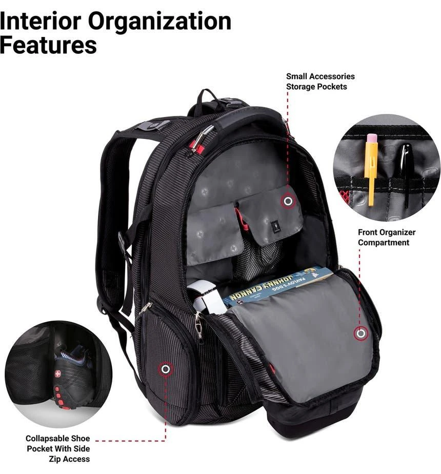 商品SWISSGEAR|5358 ScanSmart(TM) Laptop Backpack,价格¥750,第4张图片详细描述