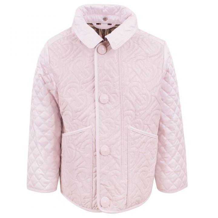 商品Burberry|Infant Giaden Jacket Pink,价格¥1940,第1张图片