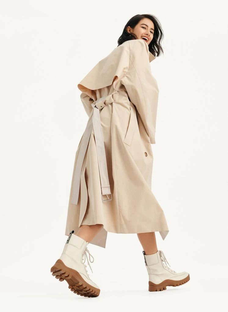 商品DKNY|Colorblocked Crinkle Trench,价格¥1436,第5张图片详细描述