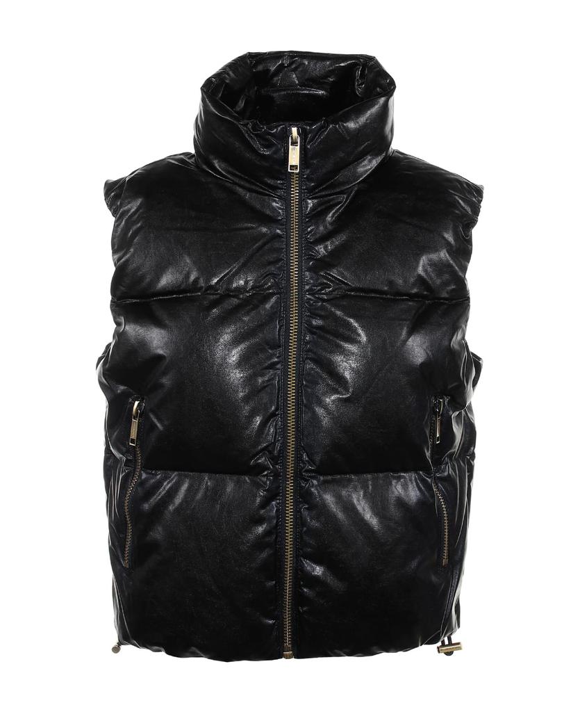 Leather Puffer Vest商品第1张图片规格展示