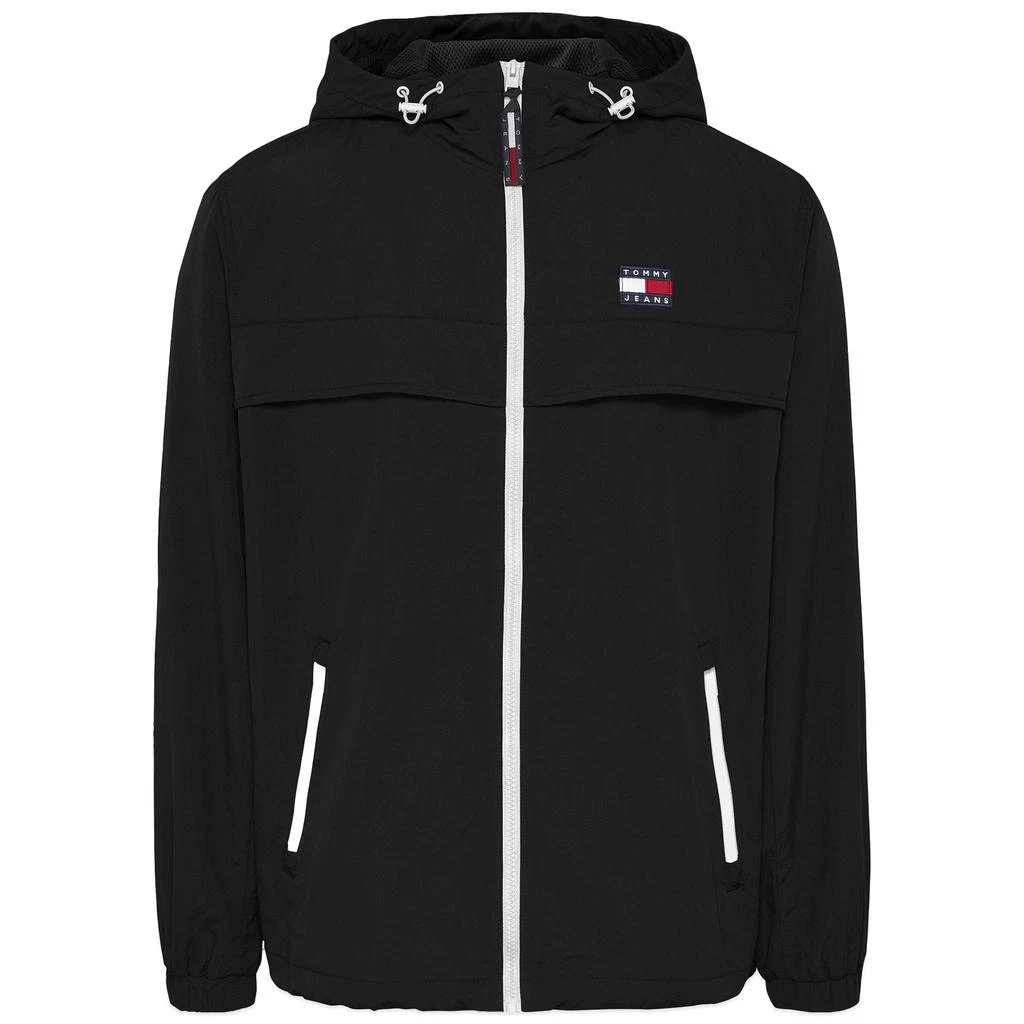 商品Tommy Hilfiger|Tommy Jeans Chicago Windbreaker - Black,价格¥1023,第1张图片