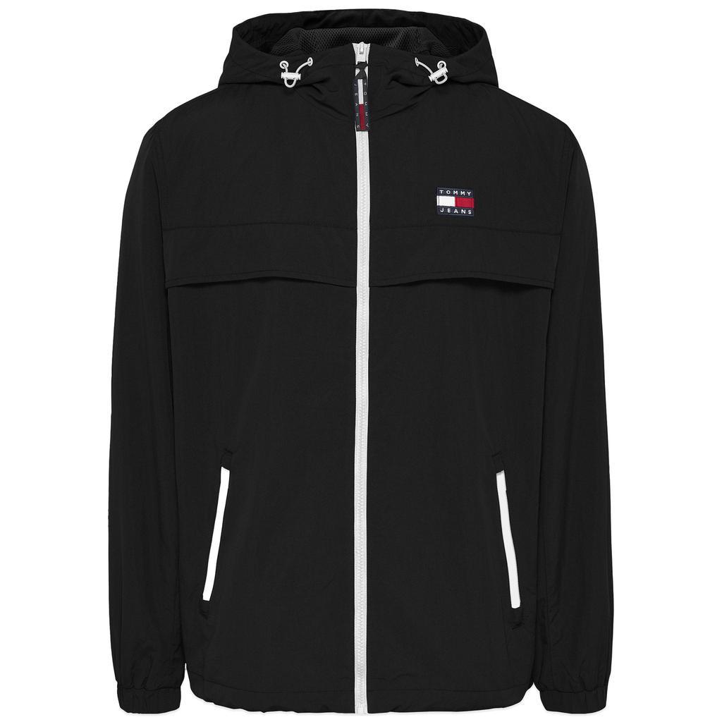 商品Tommy Hilfiger|Tommy Jeans Chicago Windbreaker - Black,价格¥1004,第1张图片