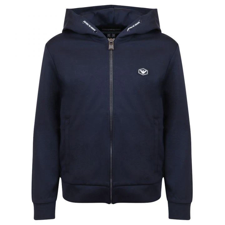 商品Emporio Armani|Navy Hooded Sweatshirt,价格¥495,第1张图片