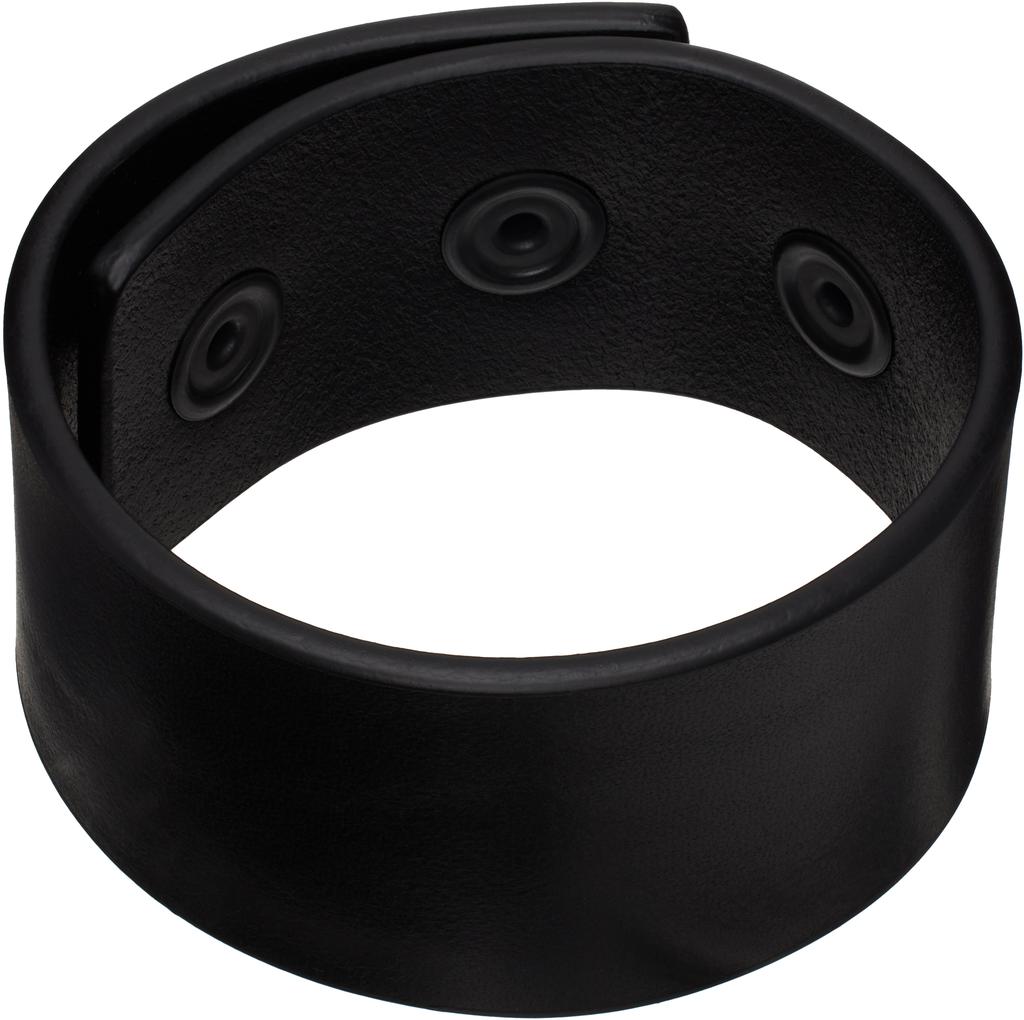 Rick Owens Black Hollywood Anthem Cuff Bracelet - Bracelets