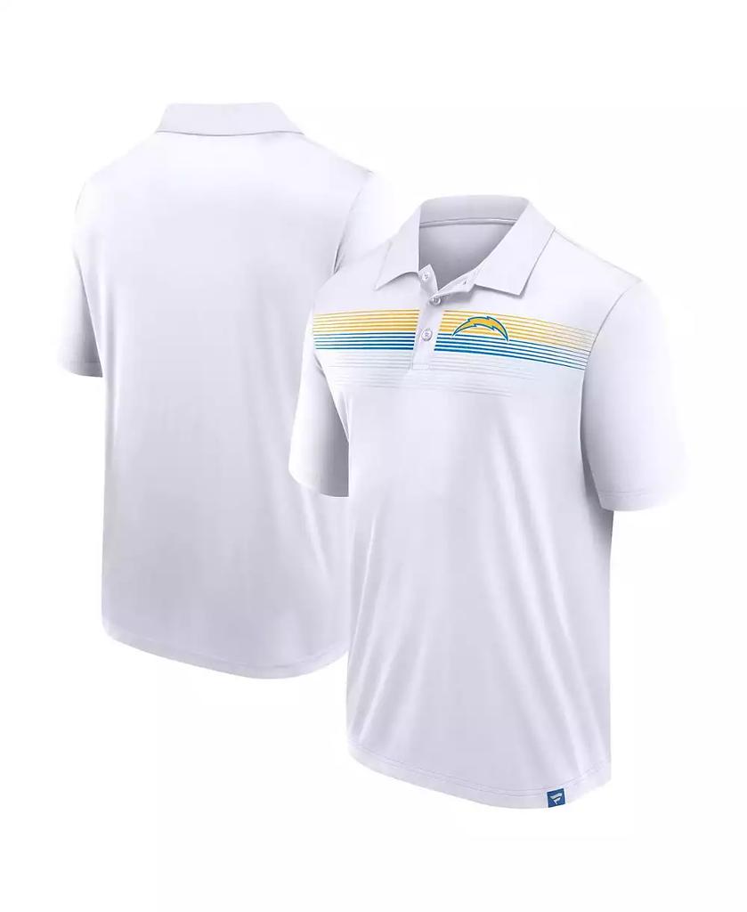 Weißes Herren-Polohemd der Los Angeles Chargers in großen Größen, sublimiert image 2