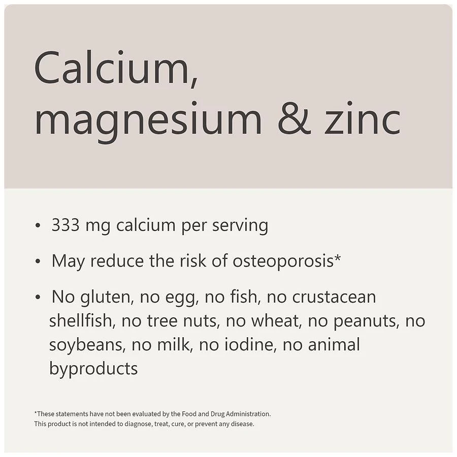 Calcium 333 mg Magnesium & Zinc Tablets (250 days) 商品