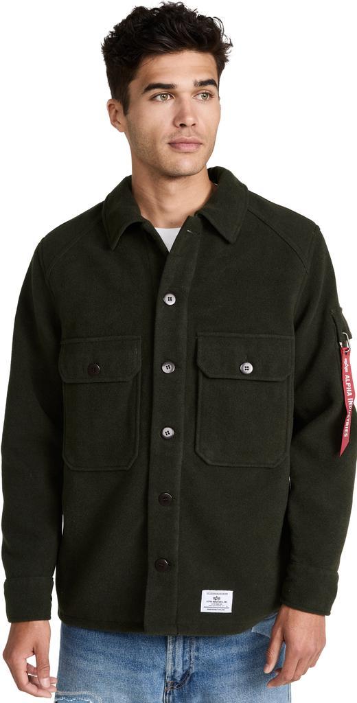 商品Alpha Industries|Alpha Industries Wool Shirt Jacket,价格¥1307,第1张图片