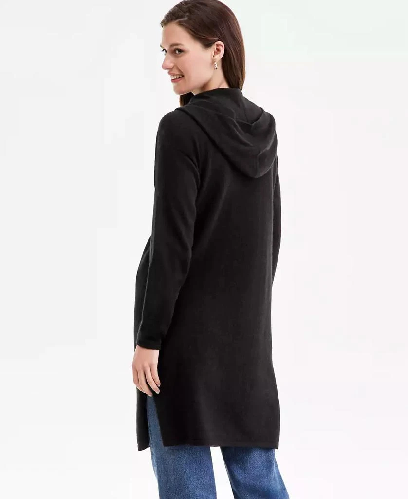 商品Charter Club|Women's 100% Cashmere Open-Front Hoodie, Macy's Exclusive,价格¥1709,第2张图片详细描述