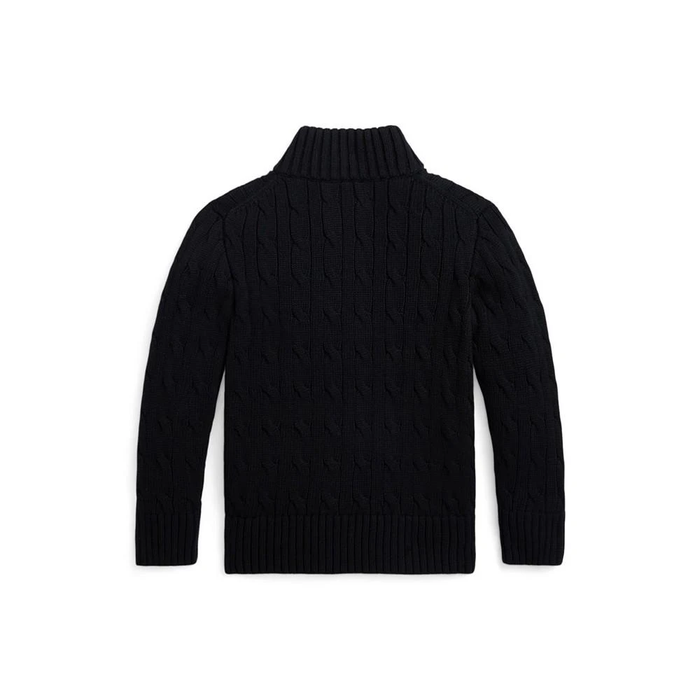 商品Ralph Lauren|Toddler and Little Boys Polo Bear Full-Zip Sweater,价格¥339,第5张图片详细描述