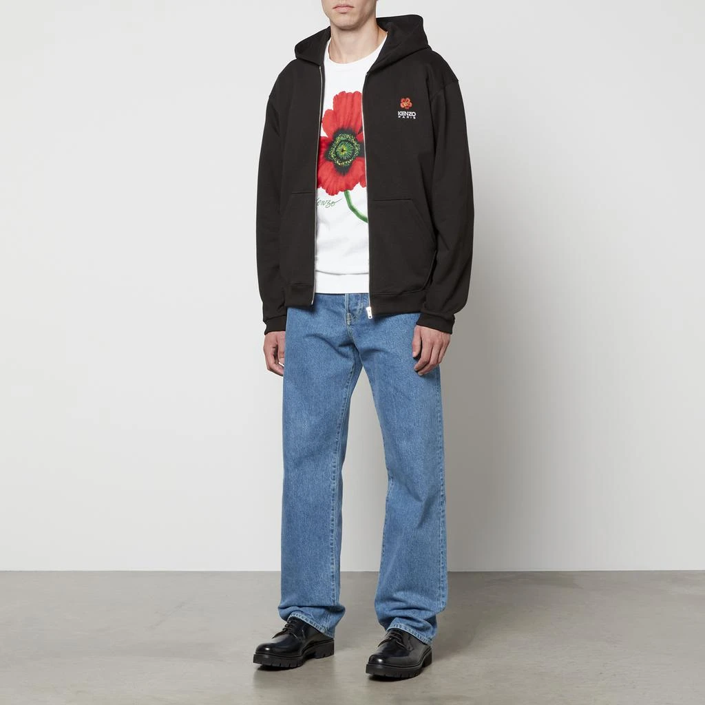 商品Kenzo|KENZO Crest Cotton-Jersey Zip-Up Hoodie,价格¥1411,第3张图片详细描述