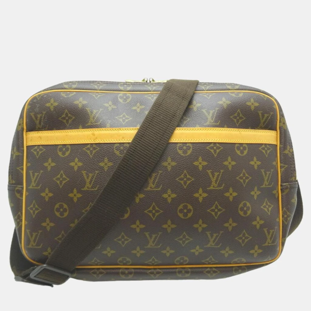 商品[二手商品] Louis Vuitton|Louis Vuitton Brown Monogram Canvas Reporter GM Crossbody Bag,价格¥10460,第1张图片